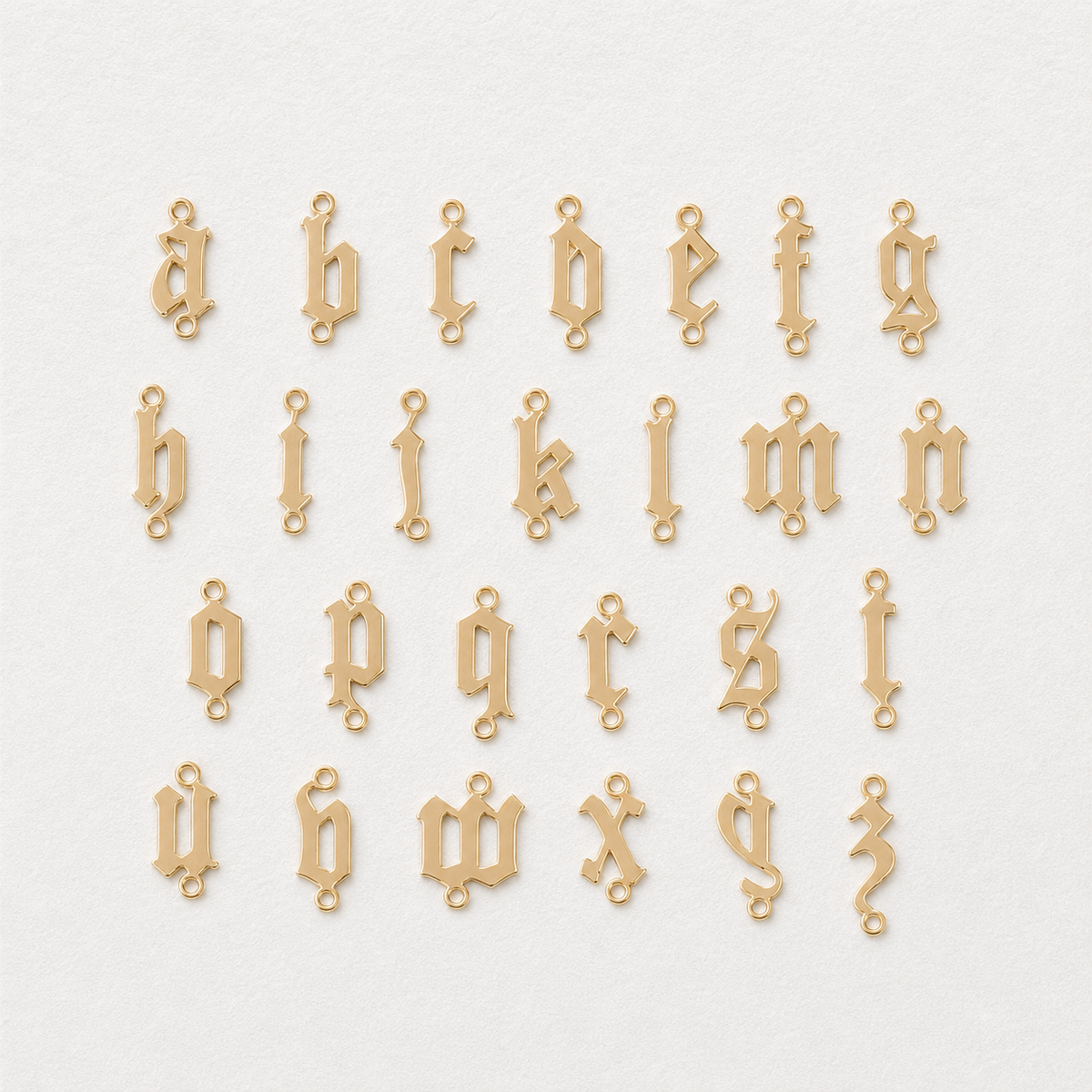 A-Z Gothic Letter Connector