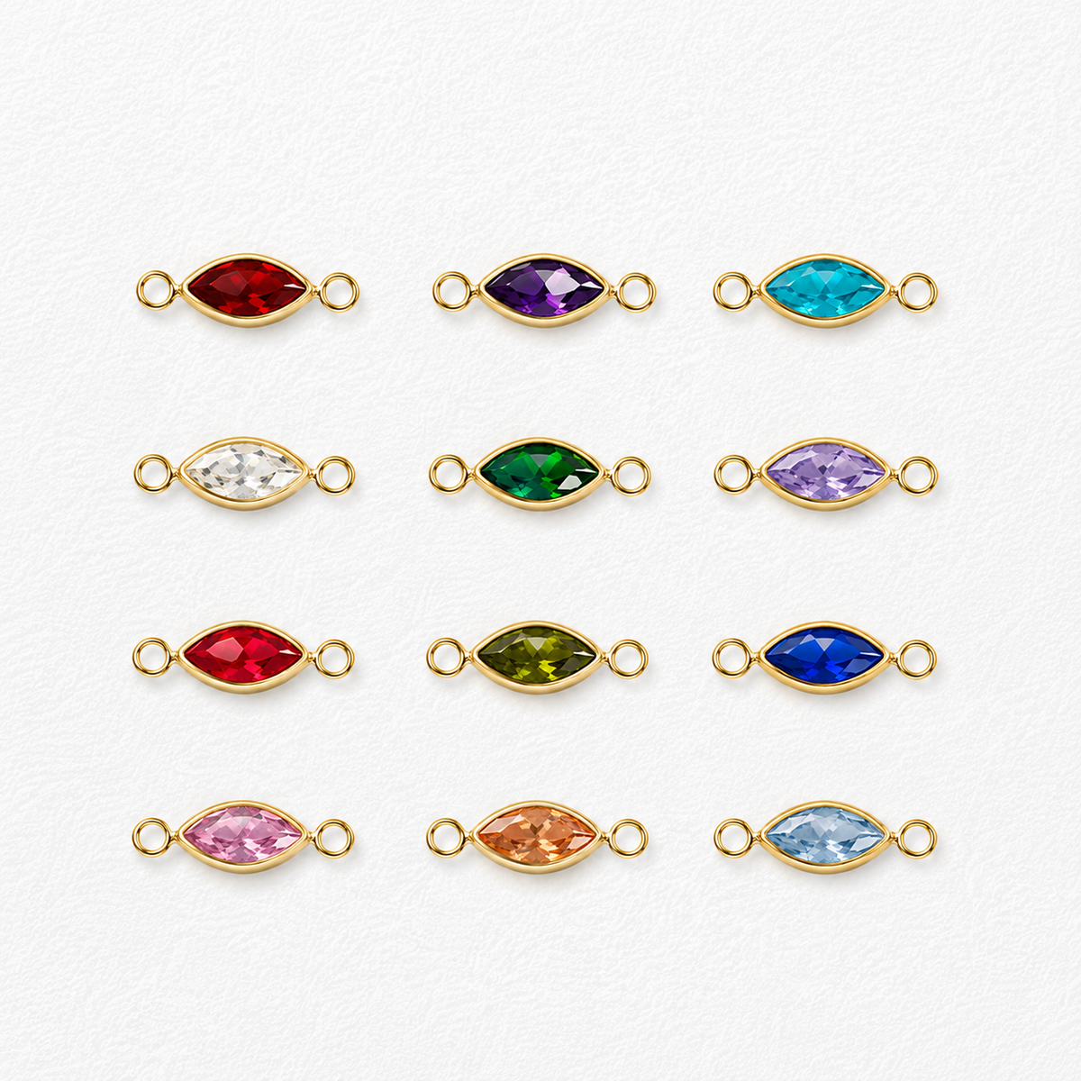 Marquise Gem Connectors